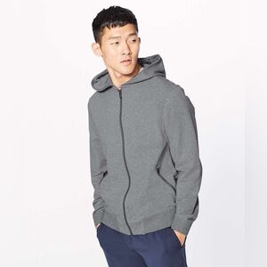 Lululemon Cross Cut Hoodie Heathered Medium Grey Size L